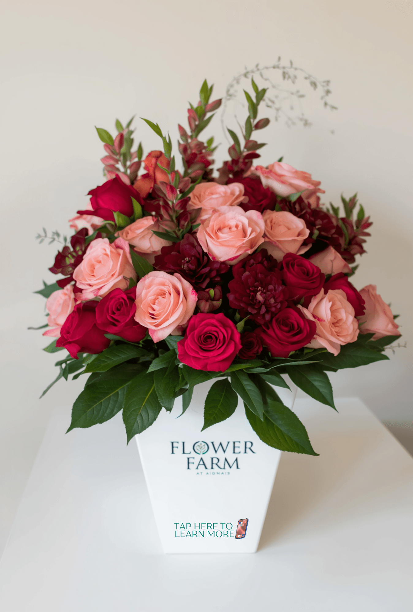 Flower Farm at Adonais — Tap Here to Learn More NFC vase