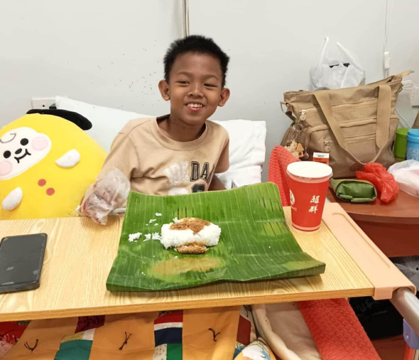 Child receiving care at Adonai's Mercy House